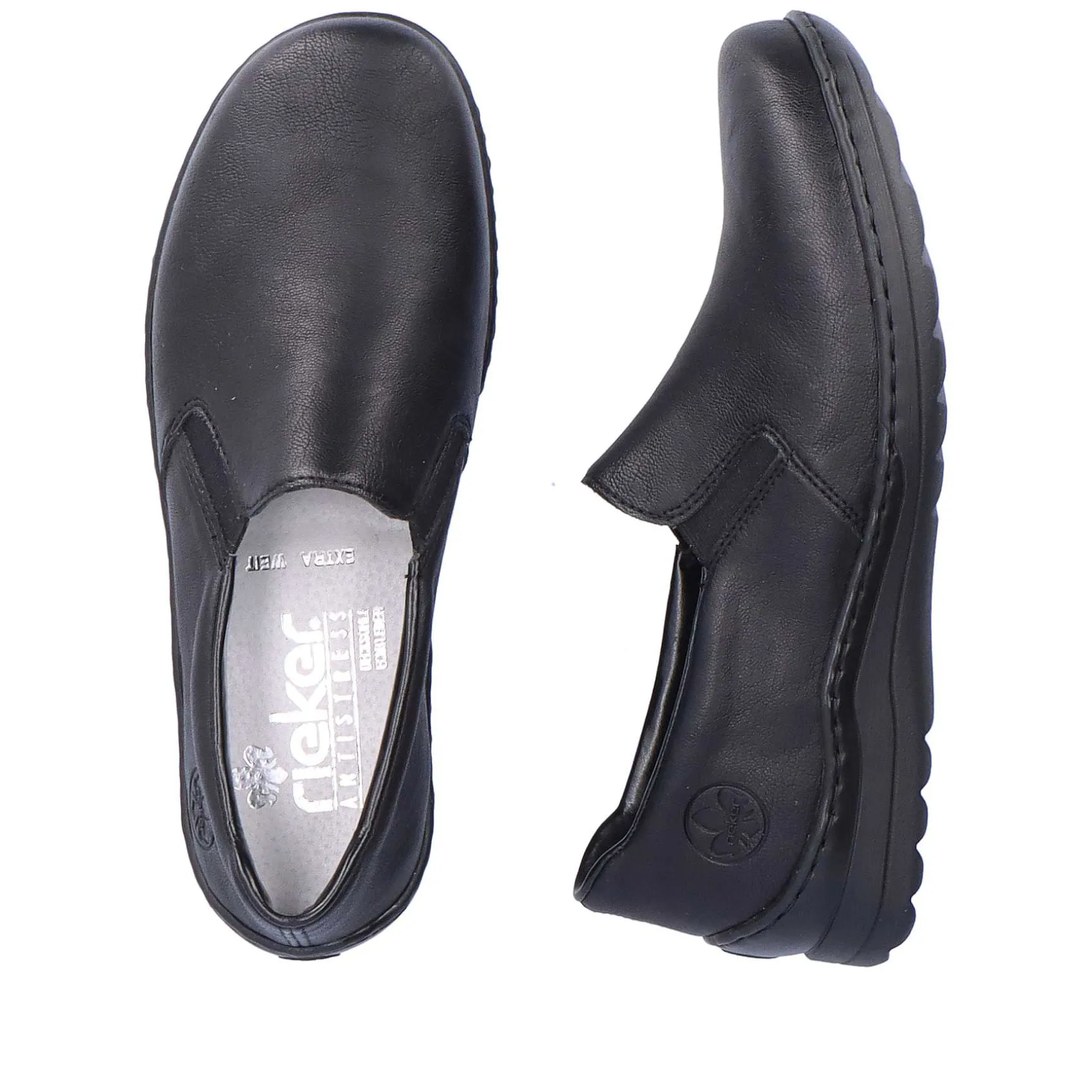 Rieker Women'S Slippers Asphalt Black