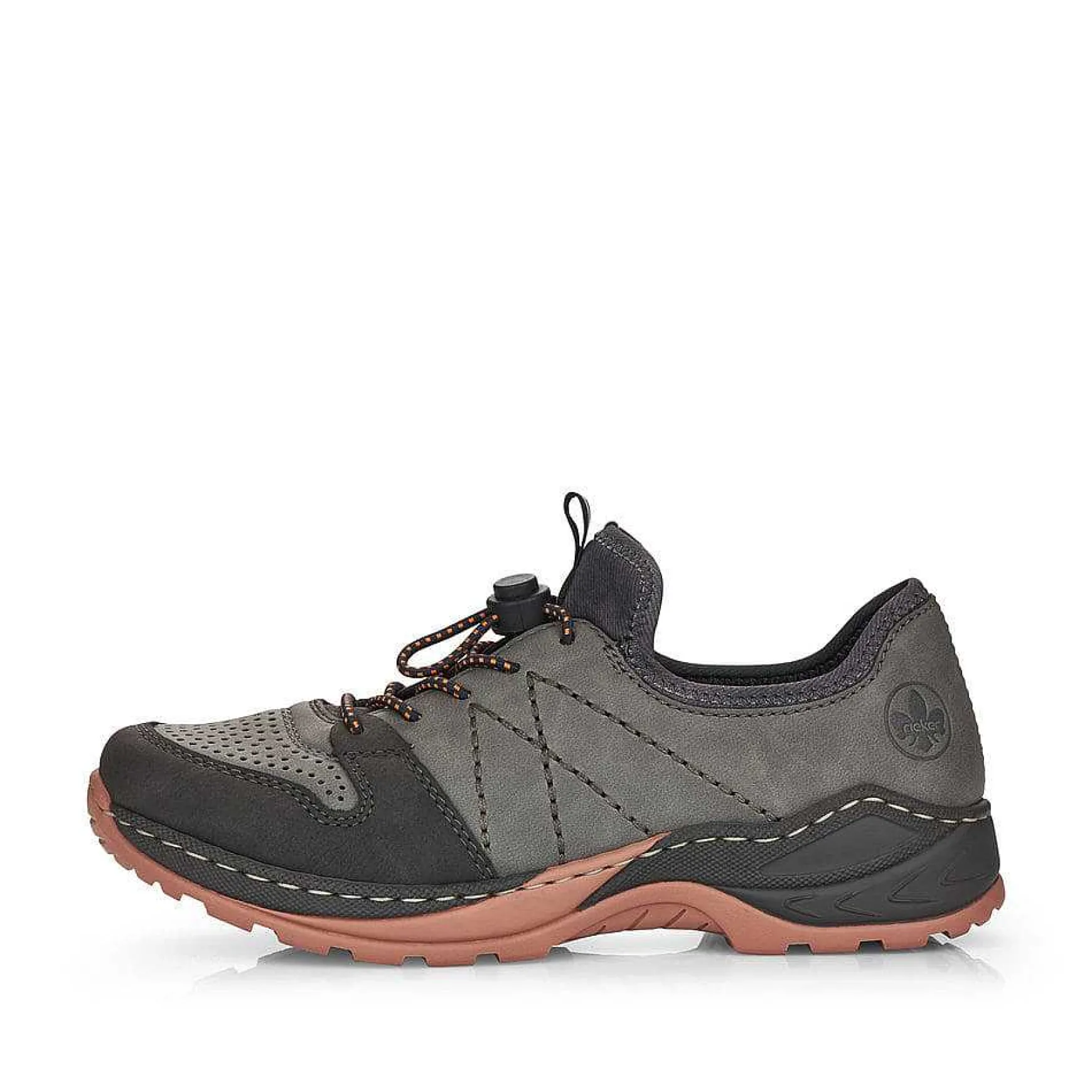 Rieker Women'S Slippers Asphalt Gray