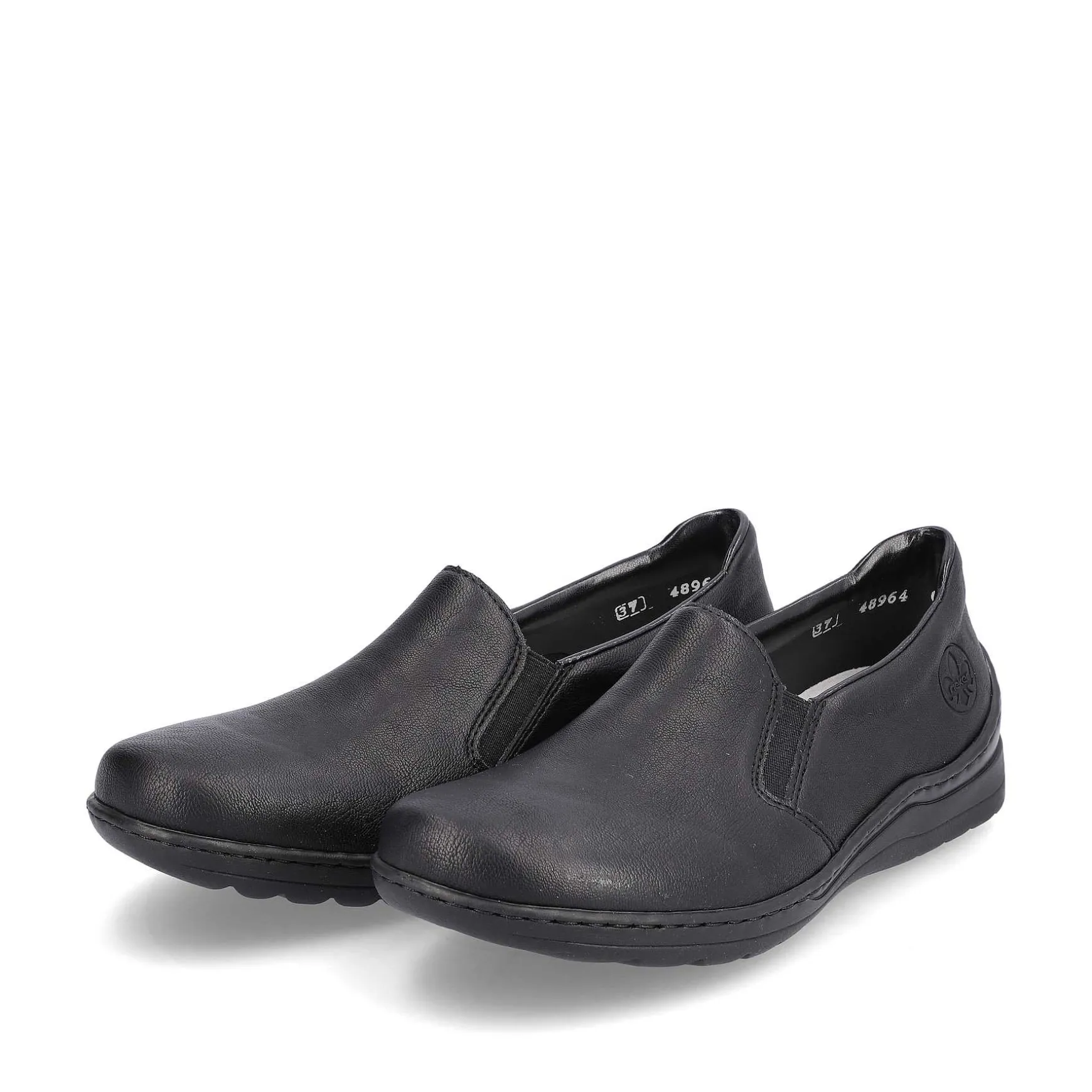 Rieker Women'S Slippers Asphalt Black