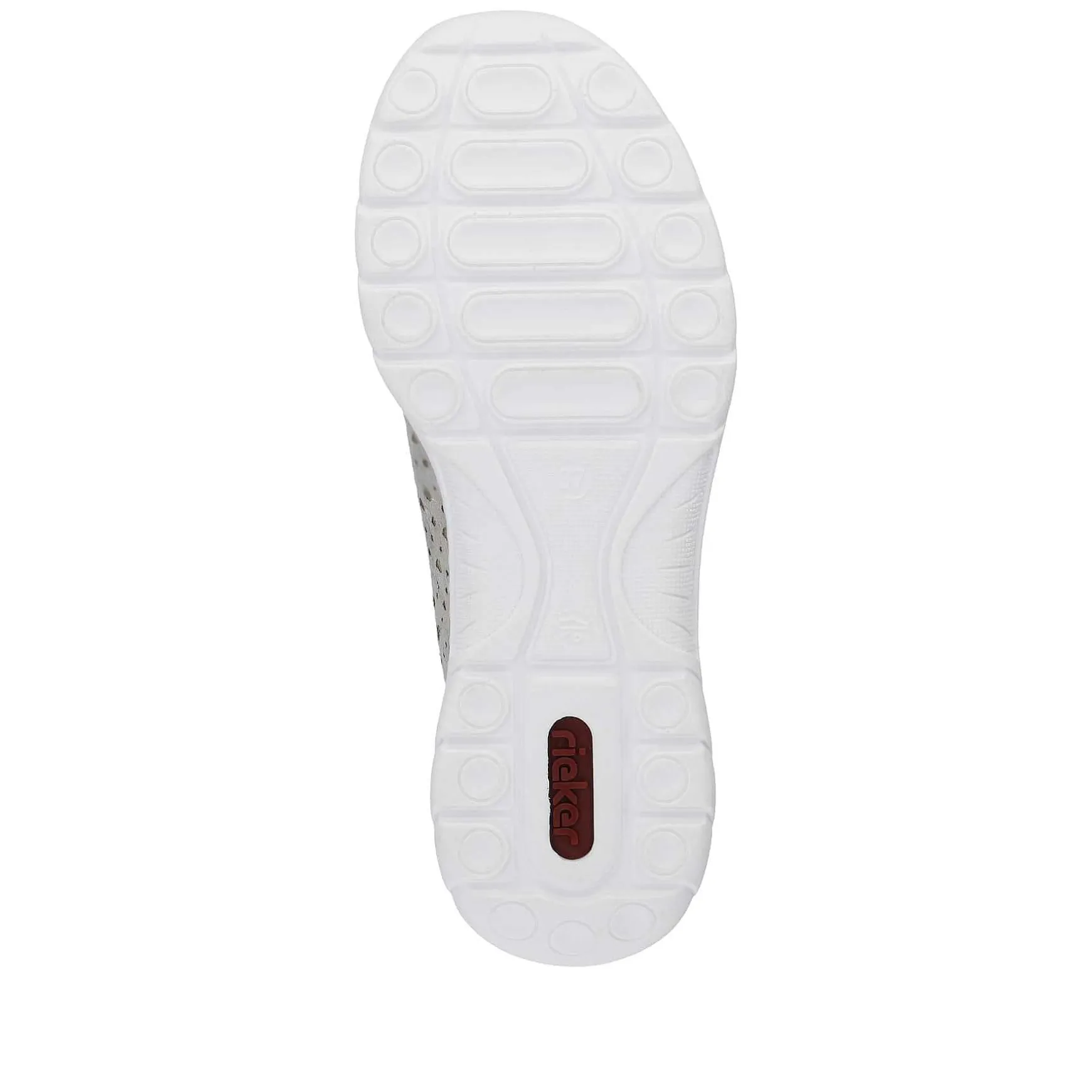 Rieker Women'S Slippers Beige Metallic