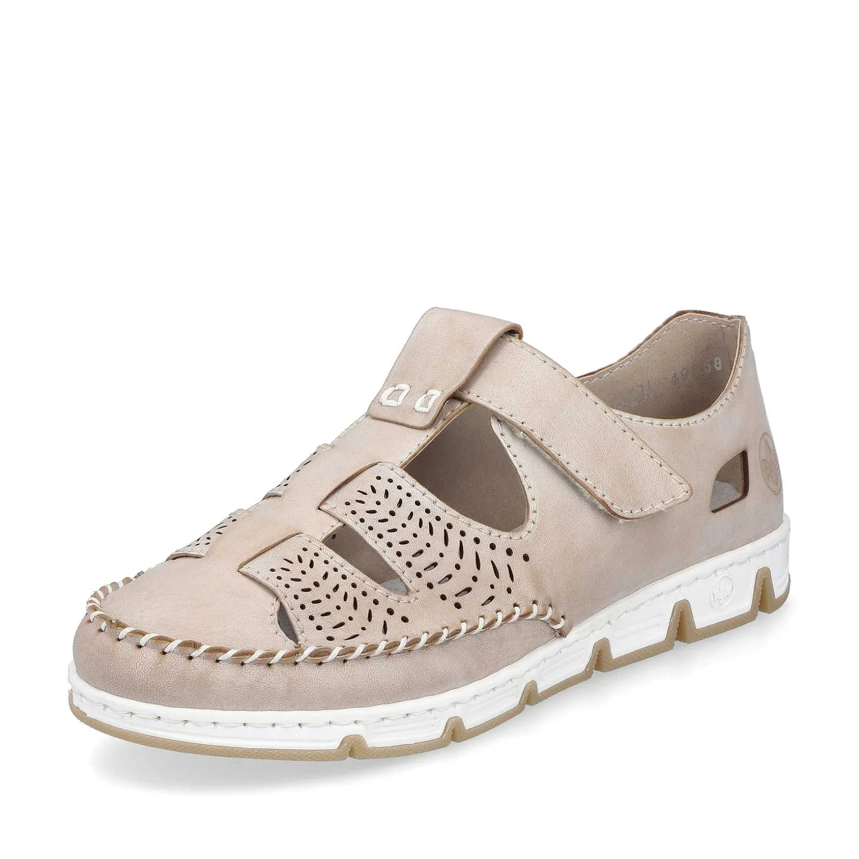 Rieker Women'S Slippers Brown-Beige