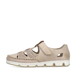 Rieker Women'S Slippers Brown-Beige