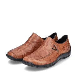Rieker Women'S Slippers Caramel Brown