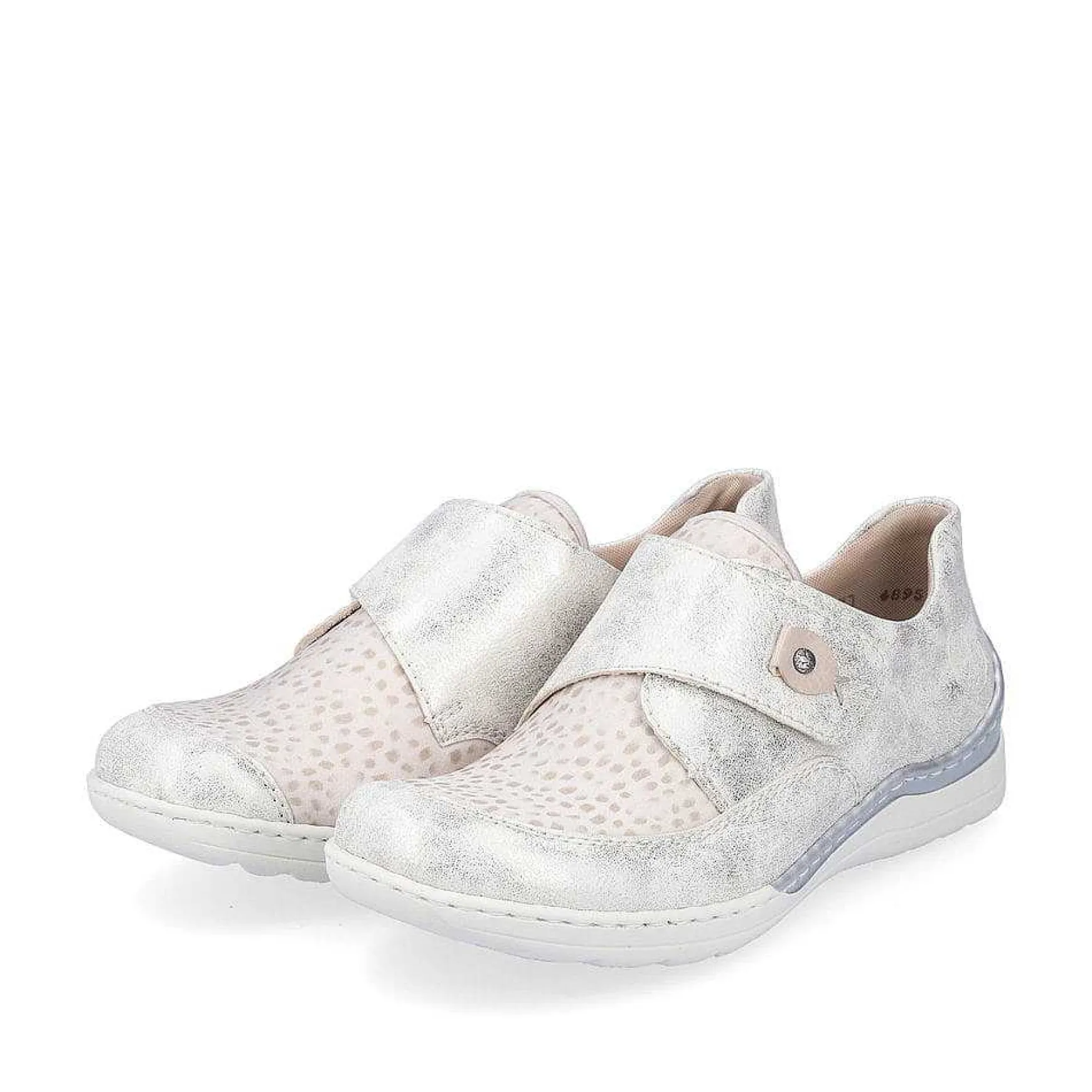 Rieker Women'S Slippers Champagne Metallic