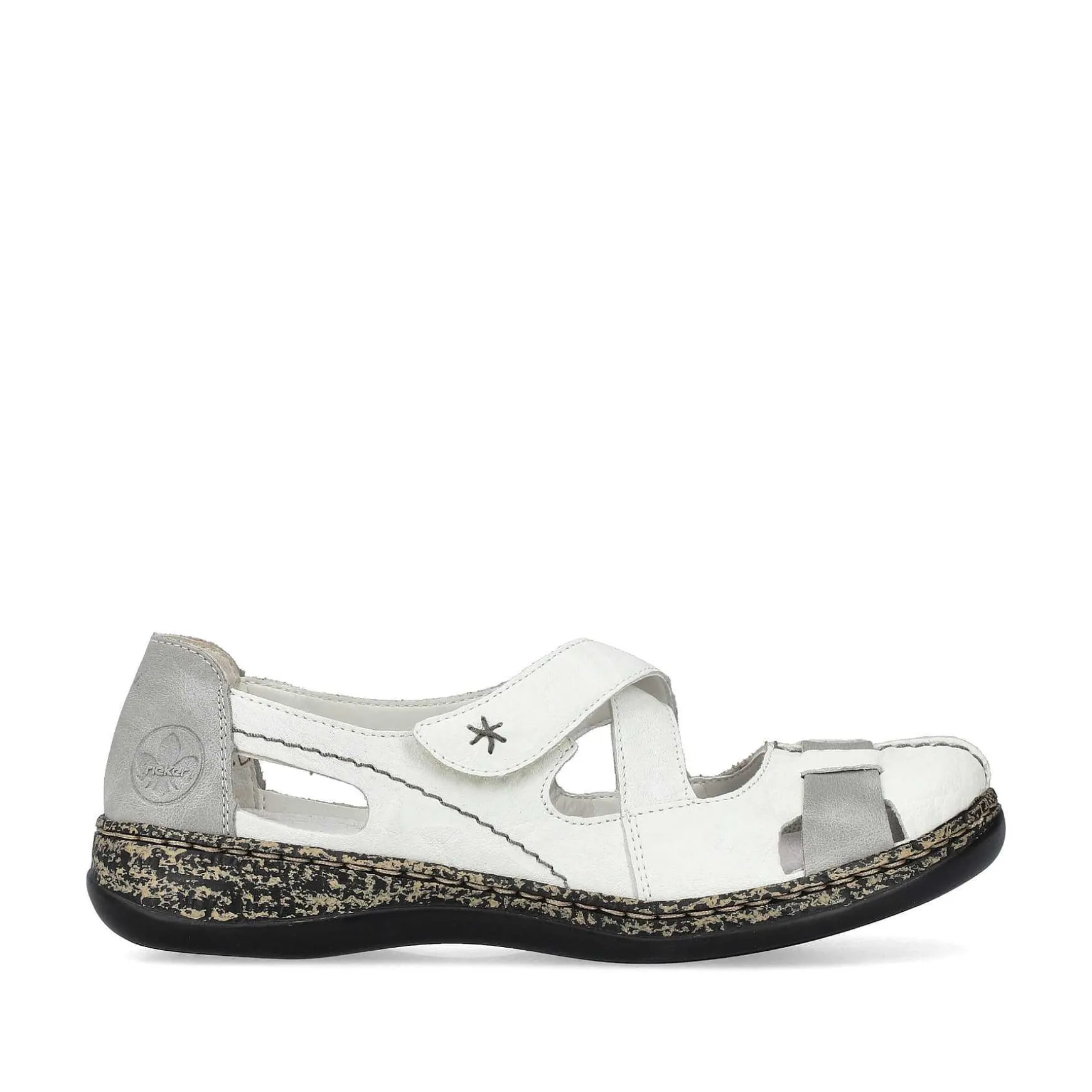 Rieker Women'S Slippers Crystal White