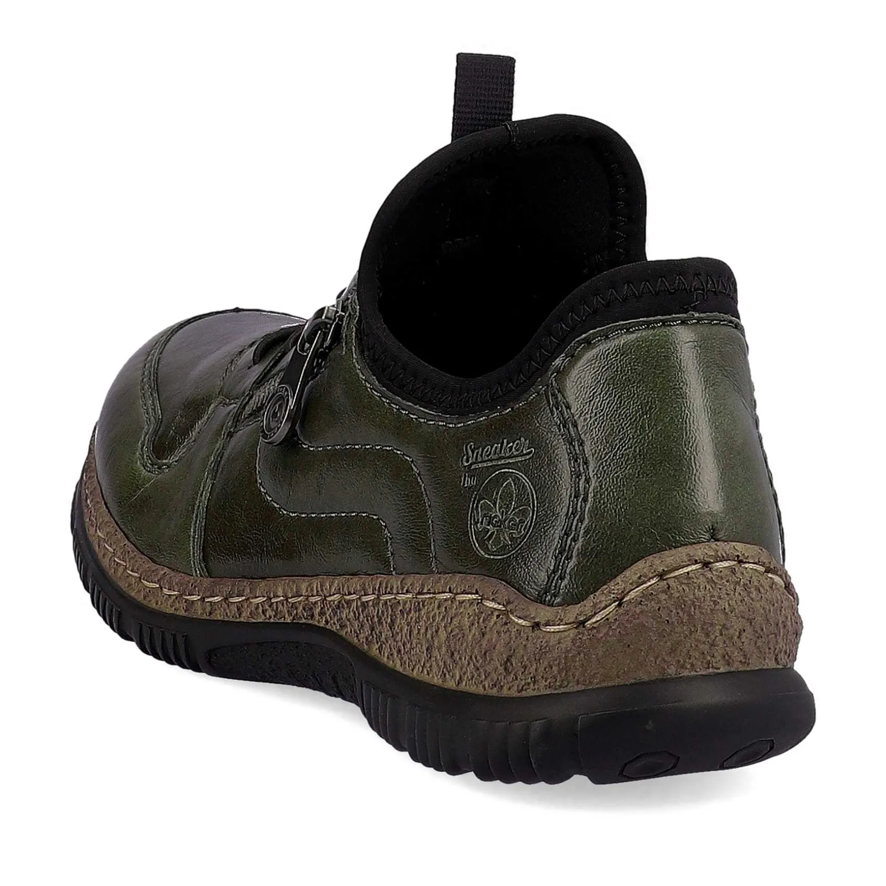 Rieker Women'S Slippers Grey-Green-Black