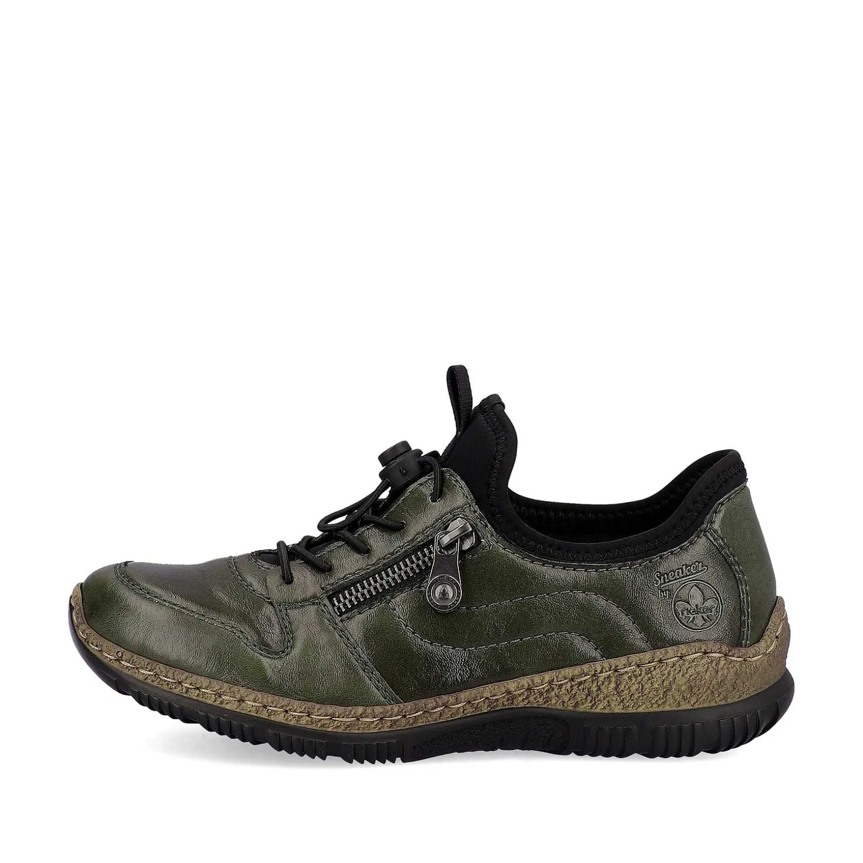 Rieker Women'S Slippers Grey-Green-Black