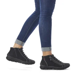 Rieker Women'S Slippers Jet Black