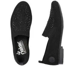 Rieker Women'S Slippers Jet Black