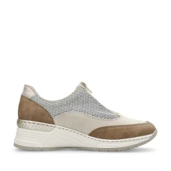 Rieker Women'S Slippers Light Beige