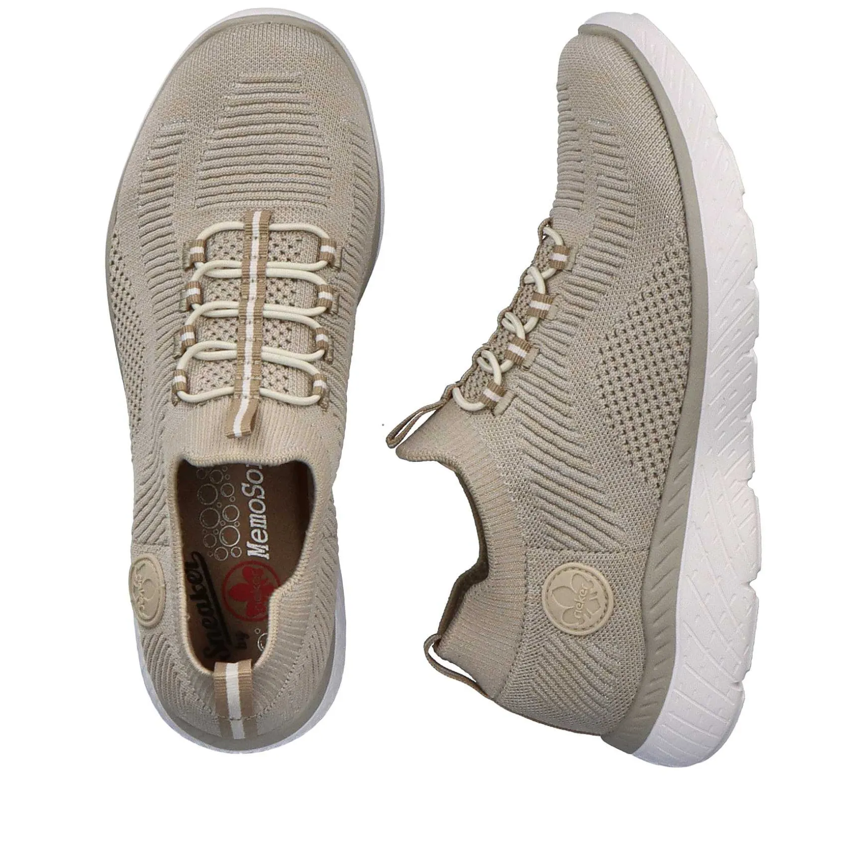 Rieker Women'S Slippers Light Beige