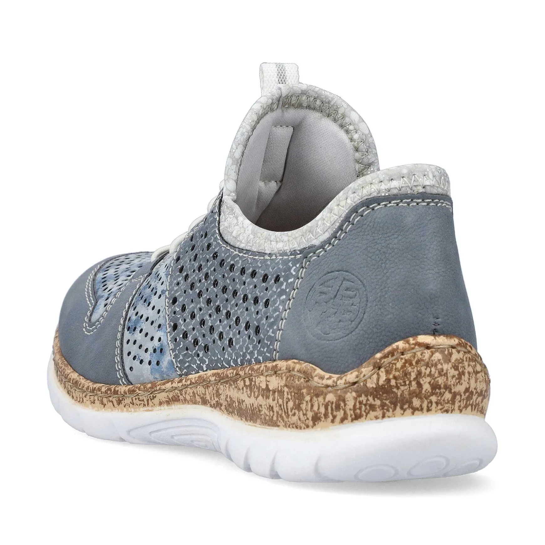 Rieker Women'S Slippers Metallic Blue