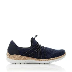 Rieker Women'S Slippers Navy Blue