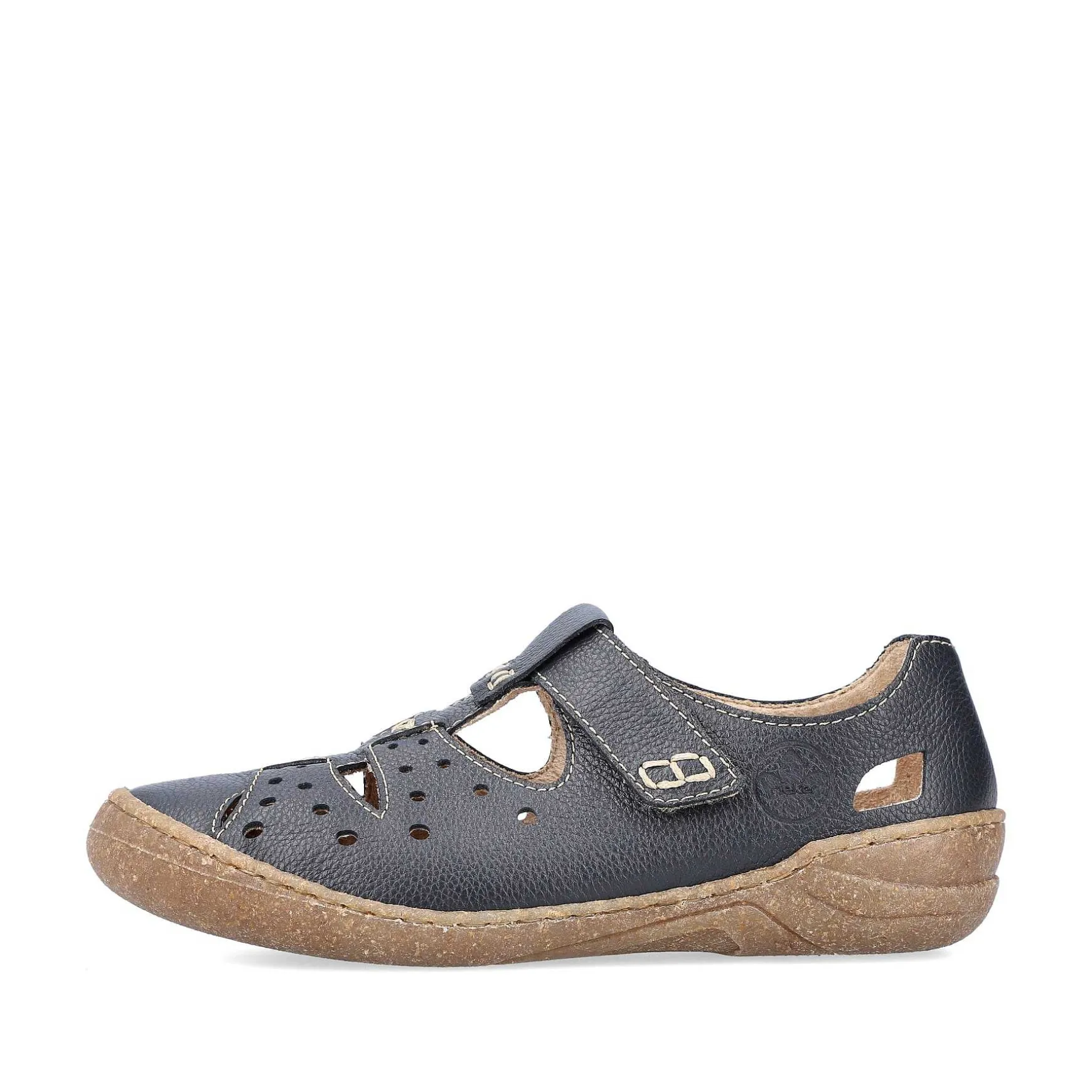 Rieker Women'S Slippers Navy Blue