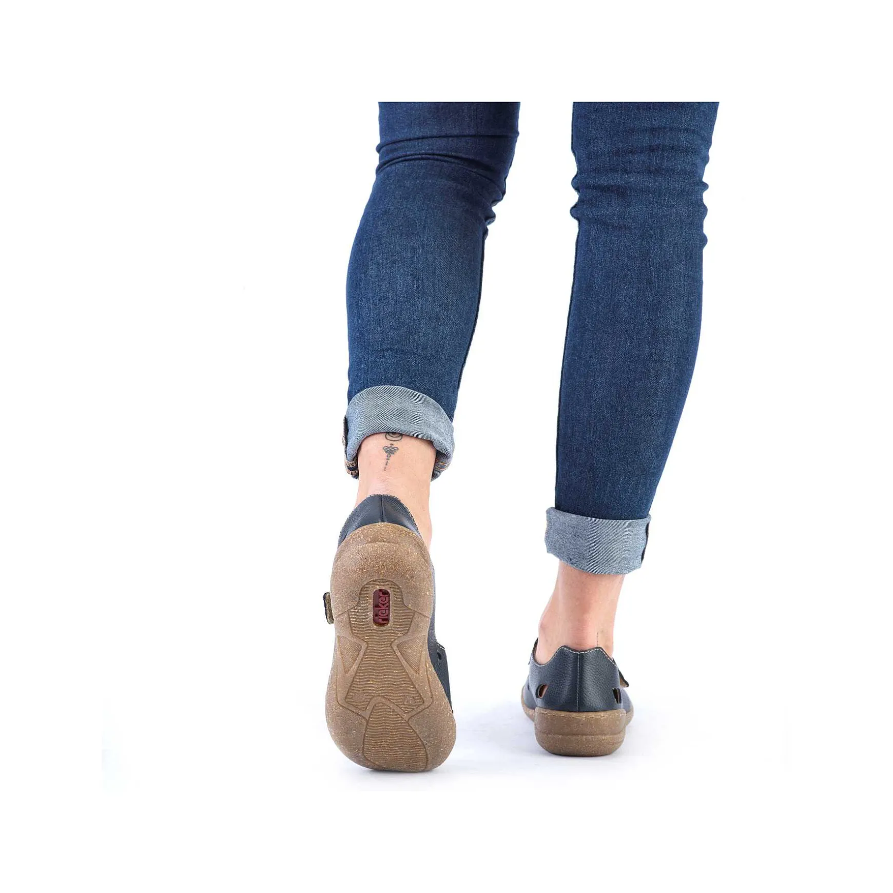 Rieker Women'S Slippers Navy Blue