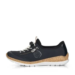 Rieker Women'S Slippers Navy Blue