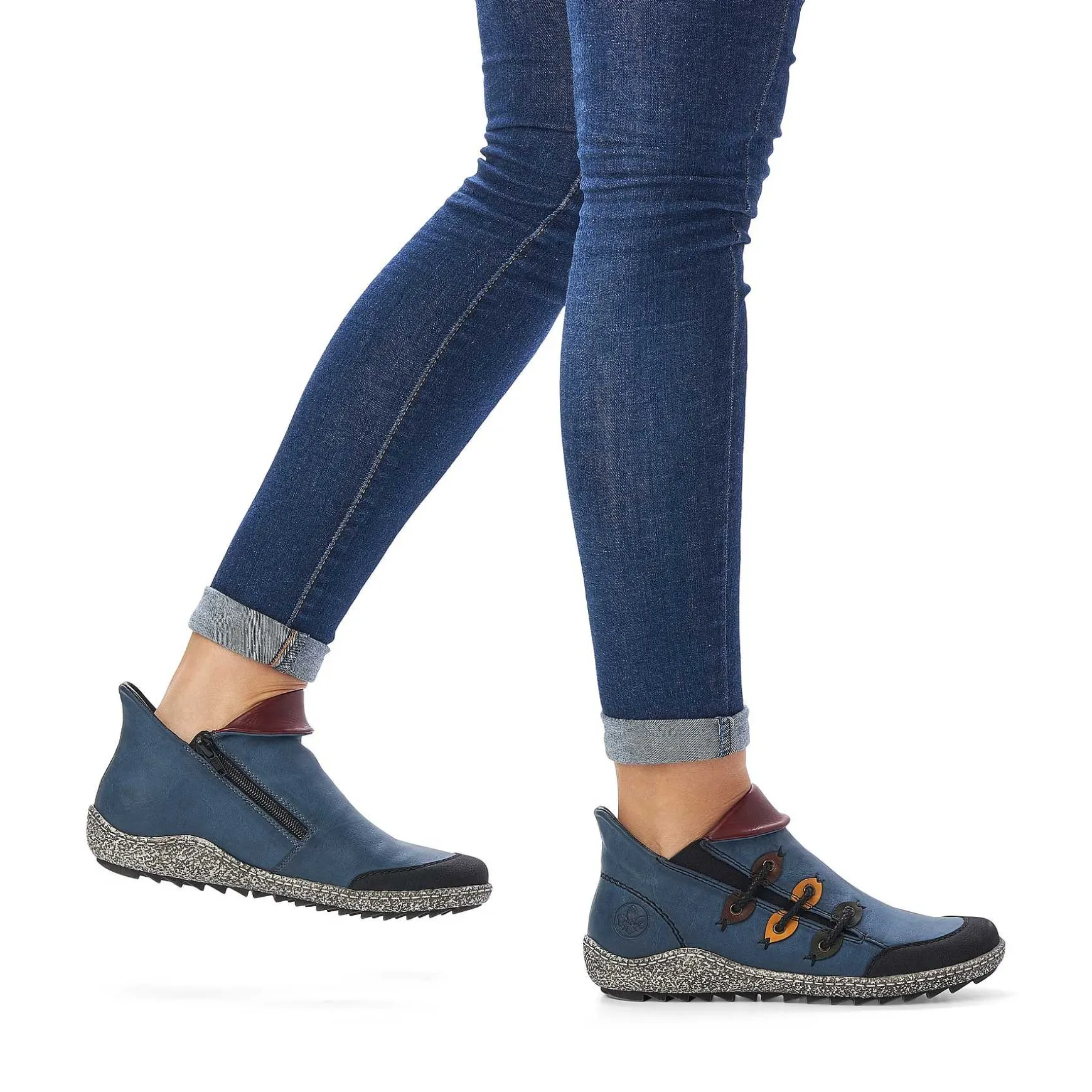 Rieker Women'S Slippers Ocean Blue