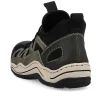 Rieker Women'S Slippers Olive Green-Black