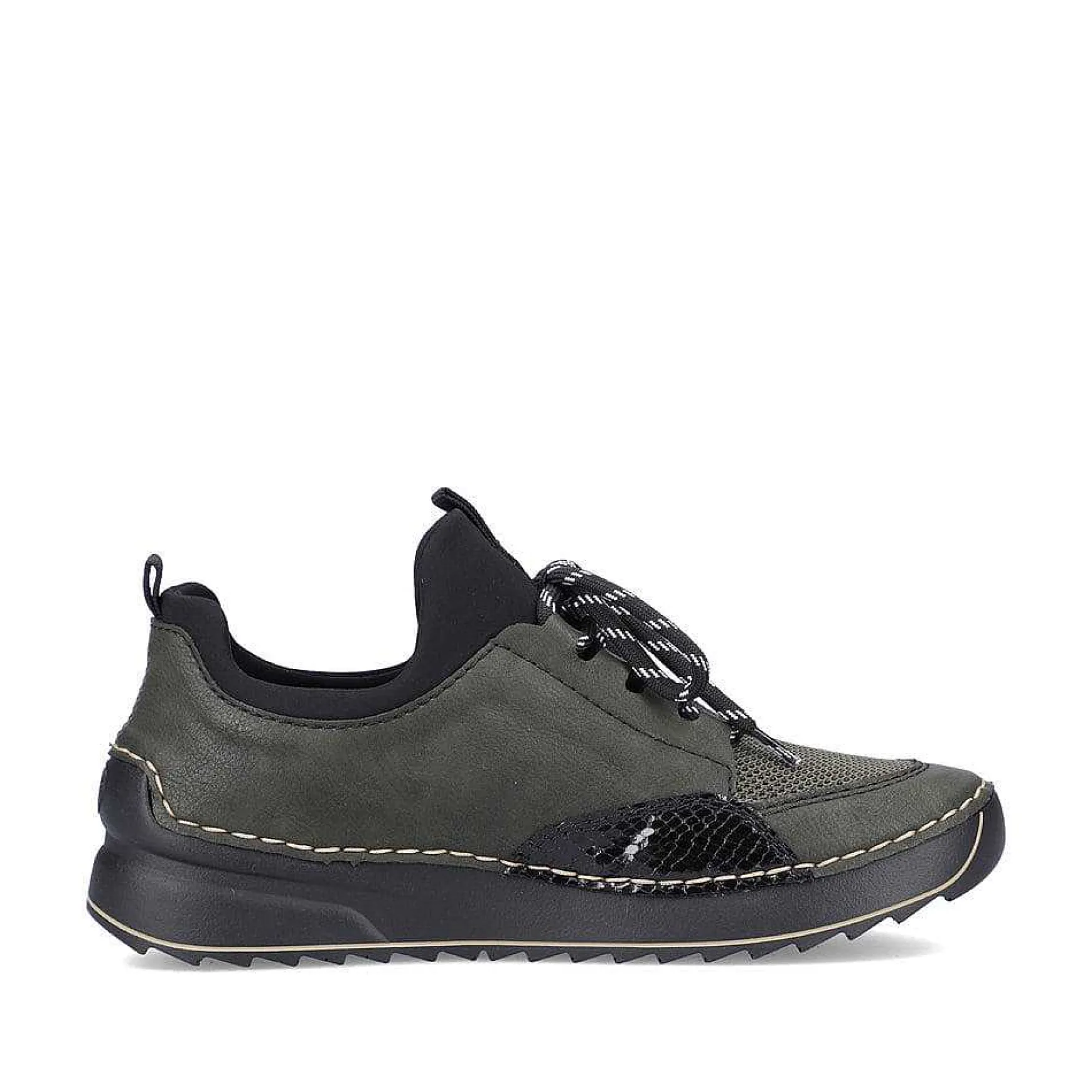 Rieker Women'S Slippers Olive Green
