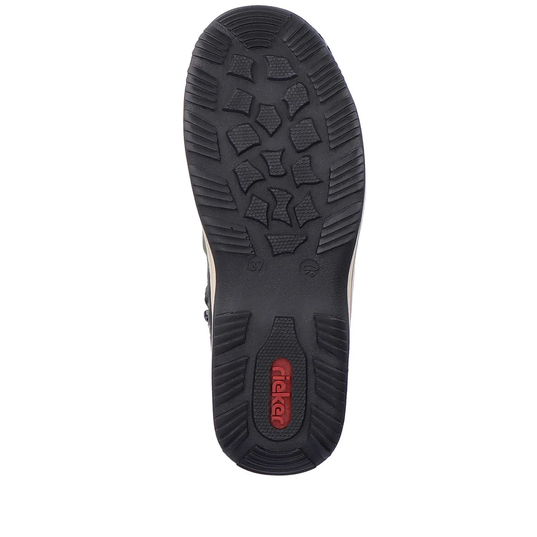 Rieker Women'S Slippers Olive Green-Black