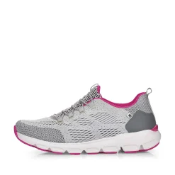 Rieker Women'S Slippers Silver Grey
