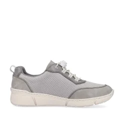 Rieker Women'S Slippers Steel Gray
