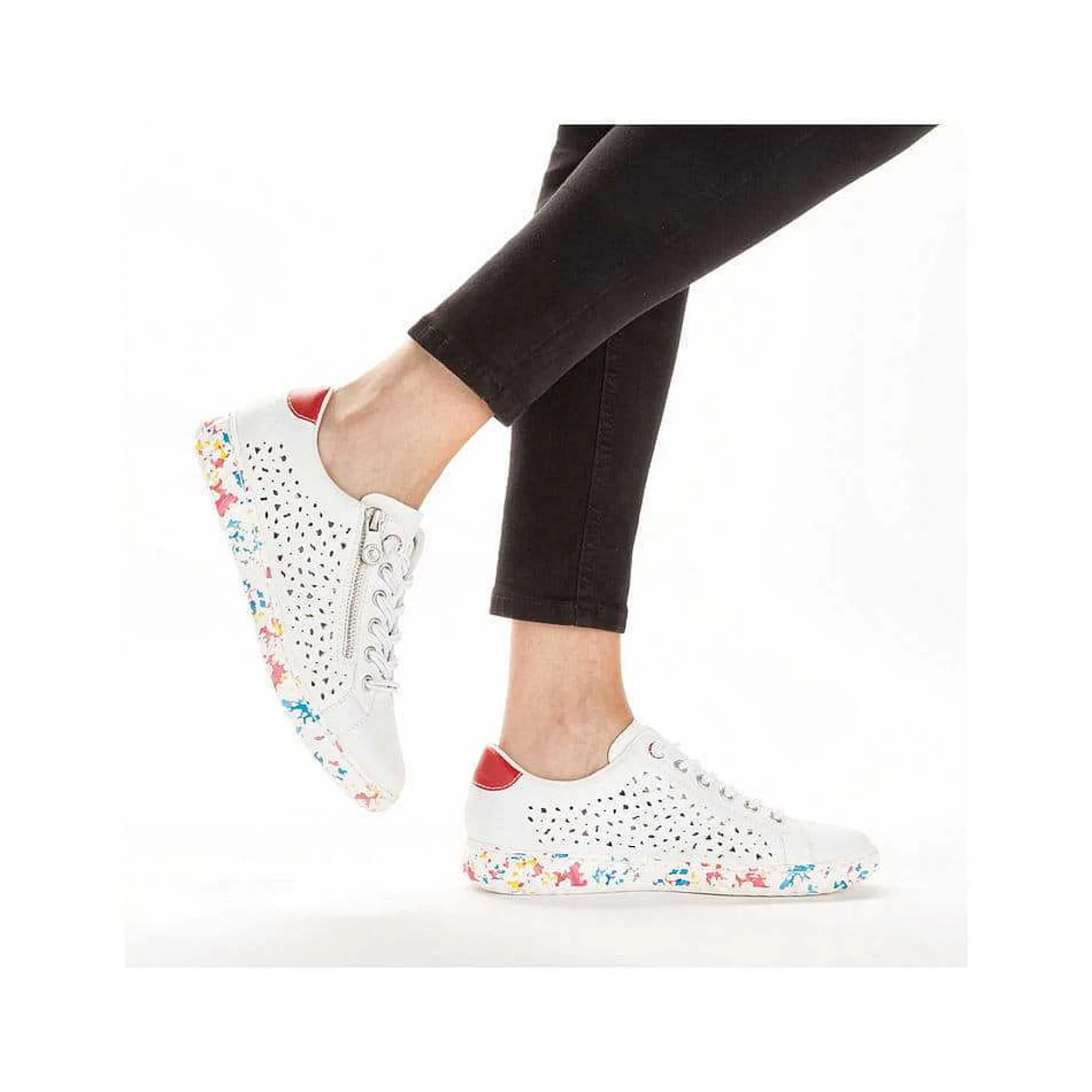 Rieker Women'S Slippers Star White