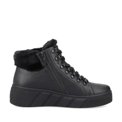 Rieker Women'S Sneaker High Deep Black