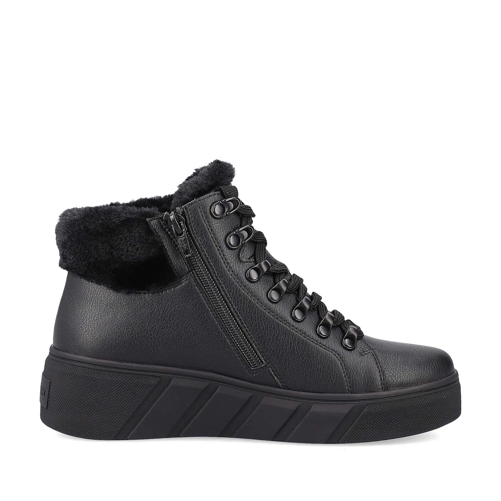 Rieker Women'S Sneaker High Deep Black