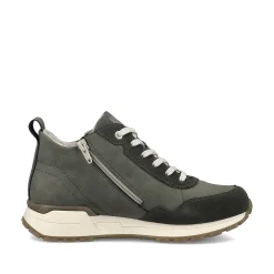 Rieker Women'S Sneaker High Leaf Green