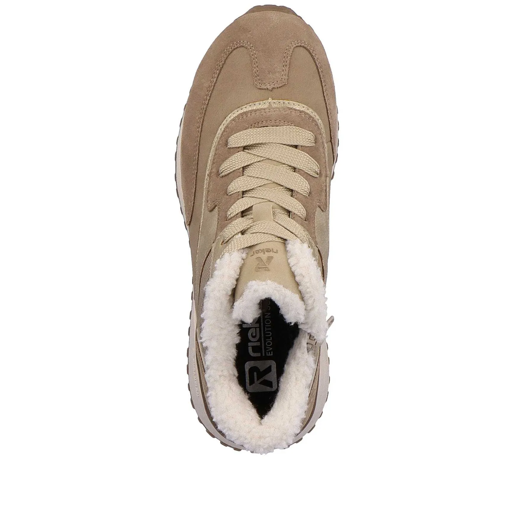 Rieker Women'S Sneaker High Champagne Beige