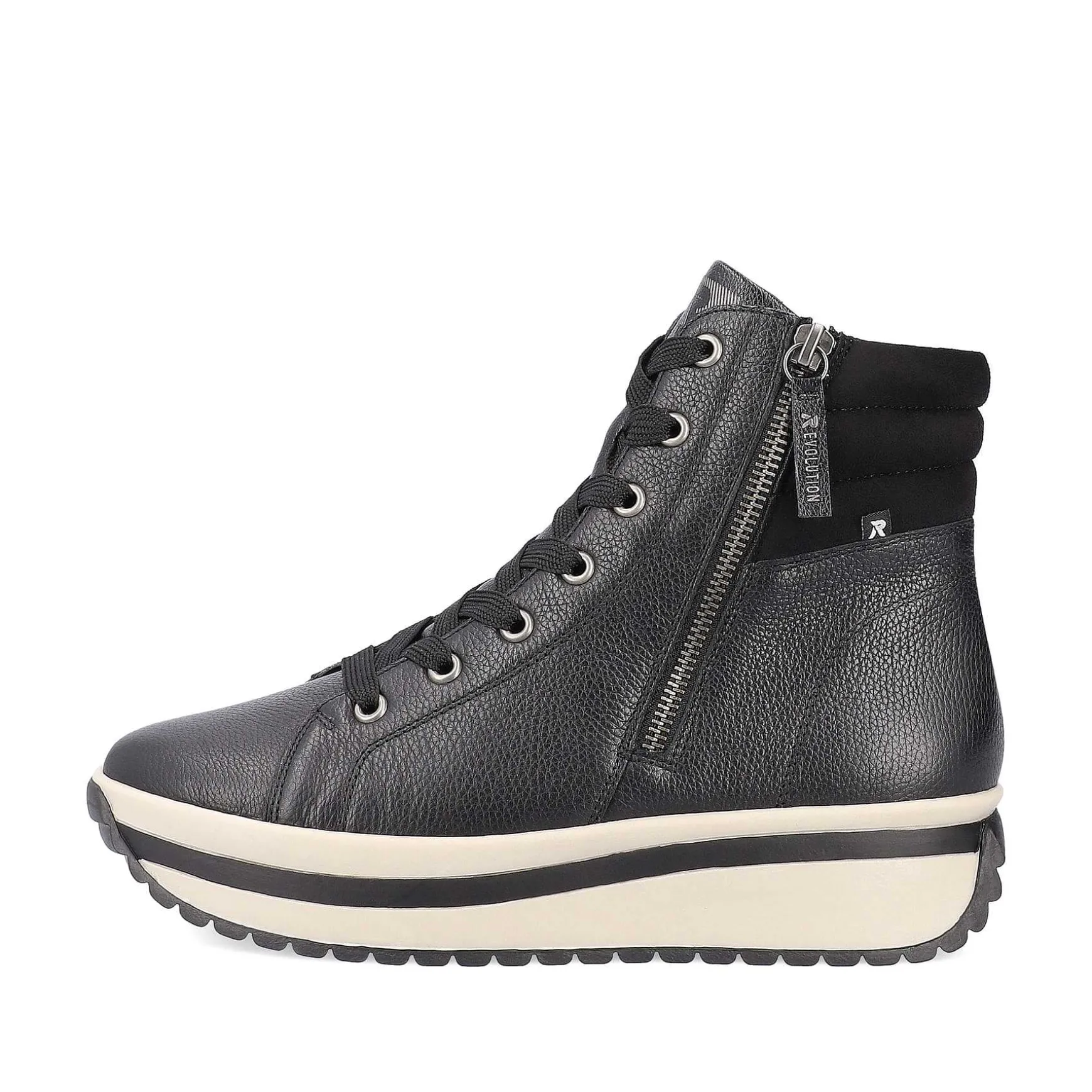 Rieker Women'S Sneaker High Steel Black