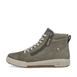 Rieker Women'S Sneaker High Khaki Green