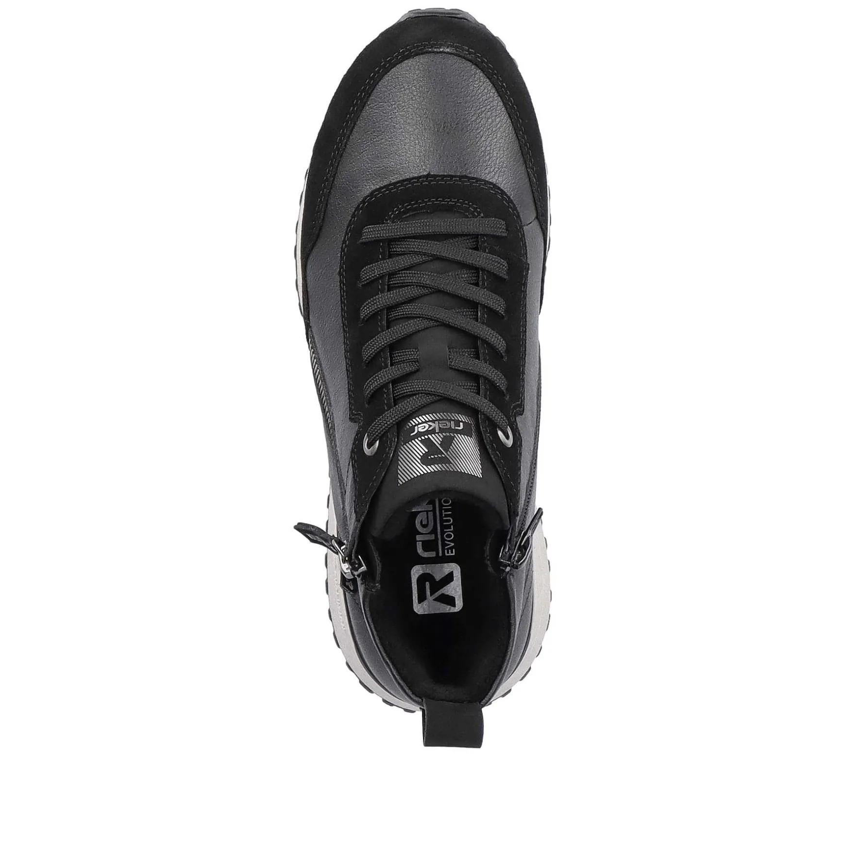 Rieker Women'S Sneaker High Steel Black