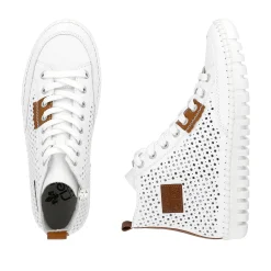 Rieker Women'S Sneaker High Brilliant White