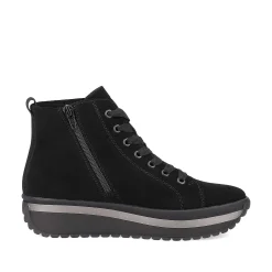 Rieker Women'S Sneaker High Deep Black