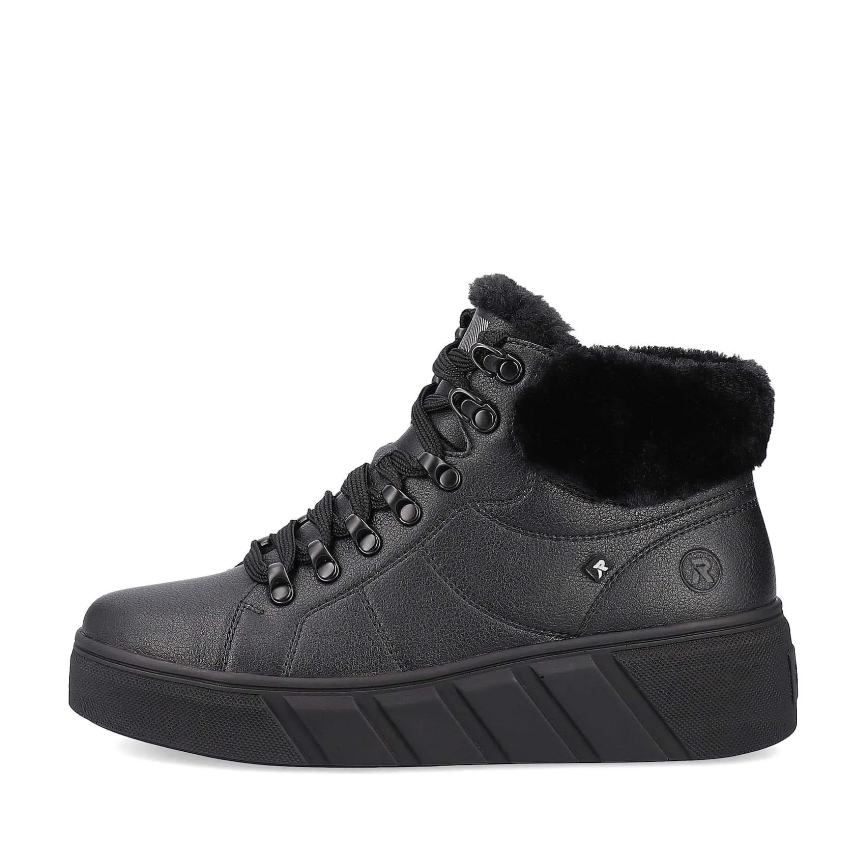 Rieker Women'S Sneaker High Deep Black