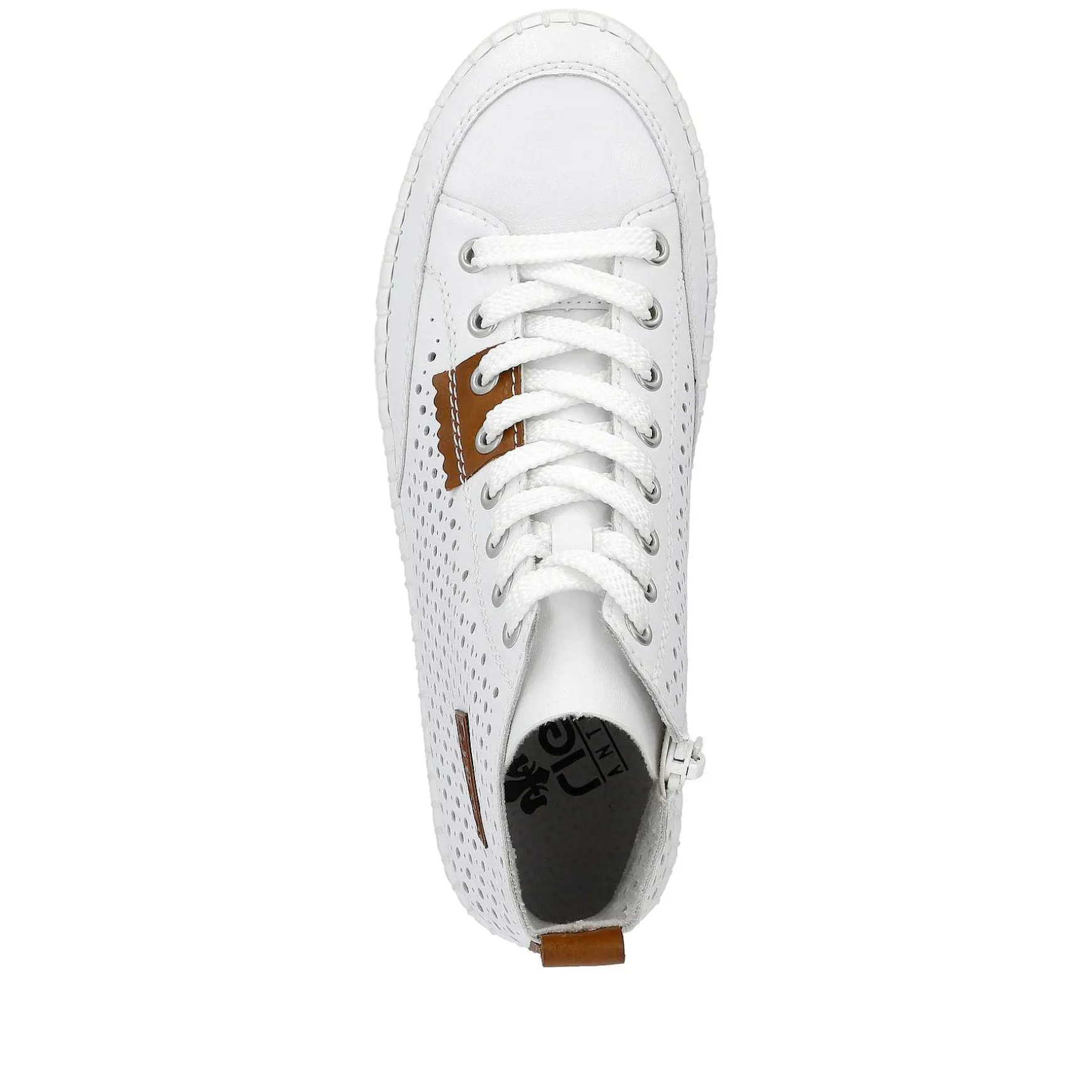 Rieker Women'S Sneaker High Brilliant White