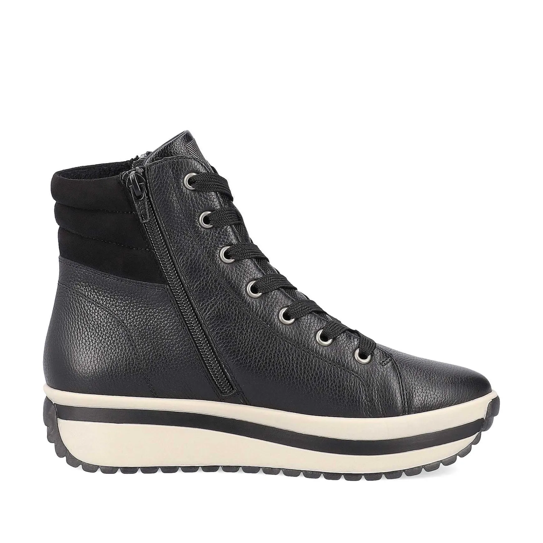 Rieker Women'S Sneaker High Steel Black