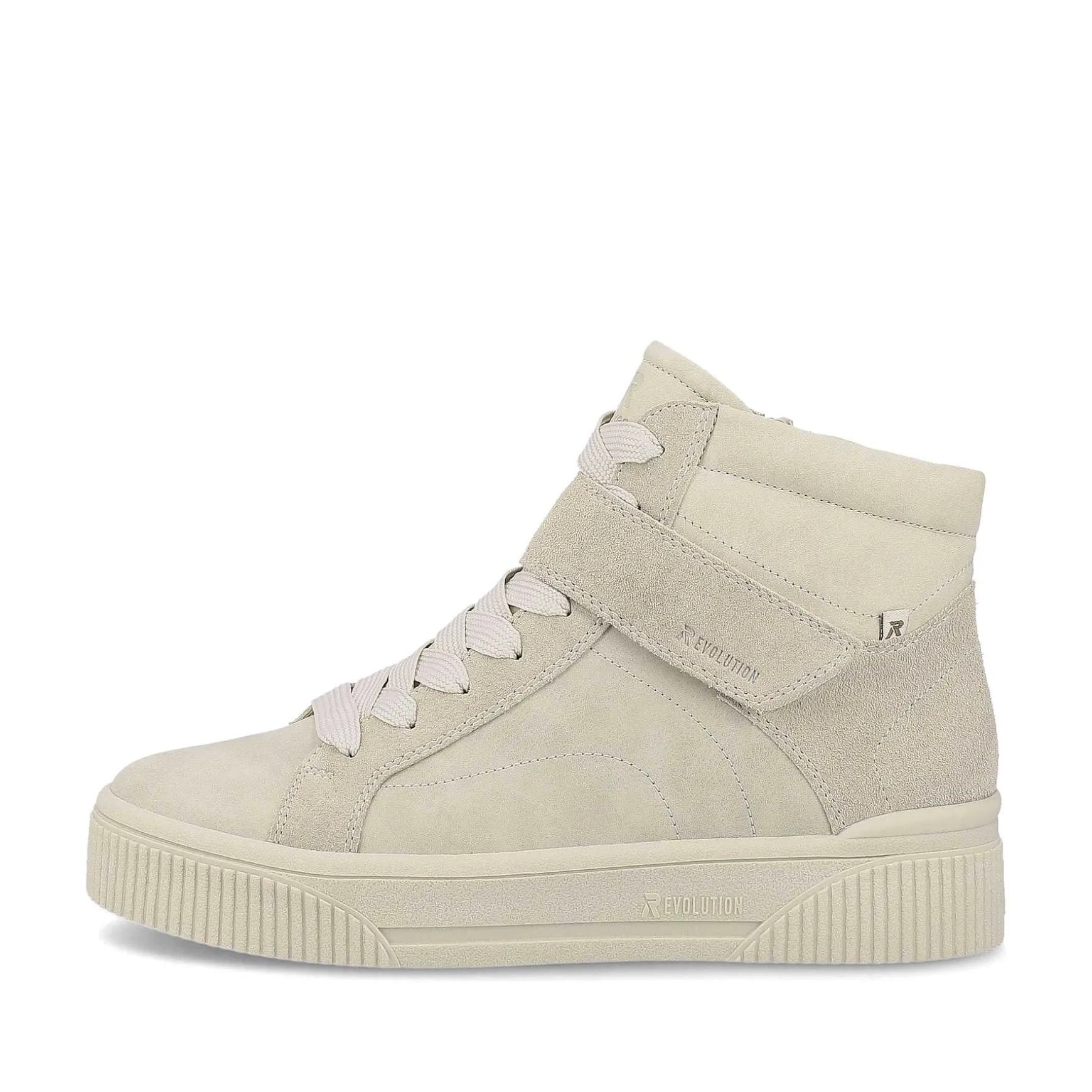 Rieker Women'S Sneaker High Cream Beige