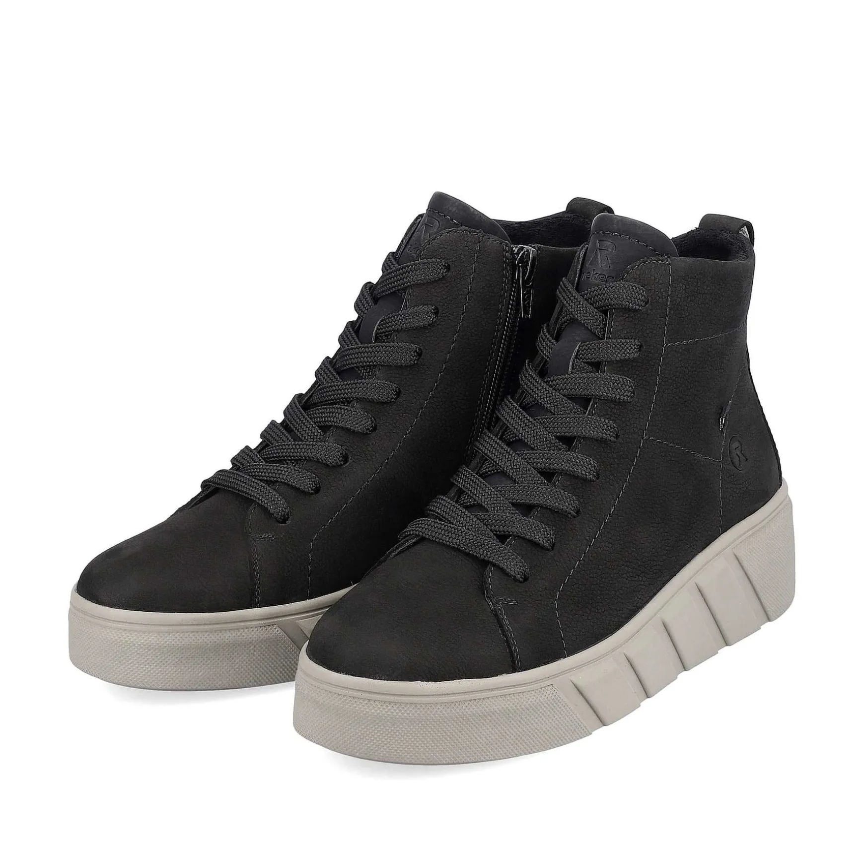 Rieker Women'S Sneaker High Urban Black