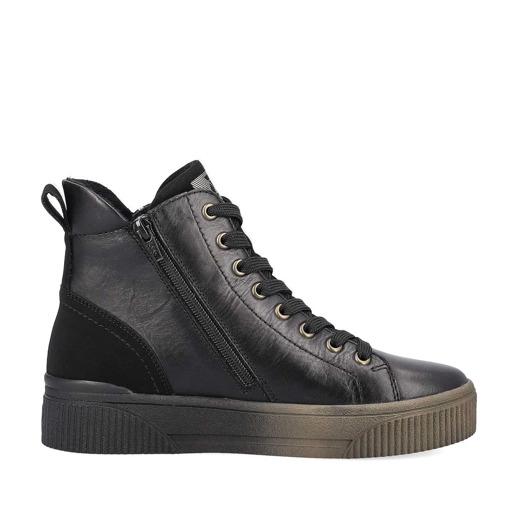 Rieker Women'S Sneaker High Urban Black