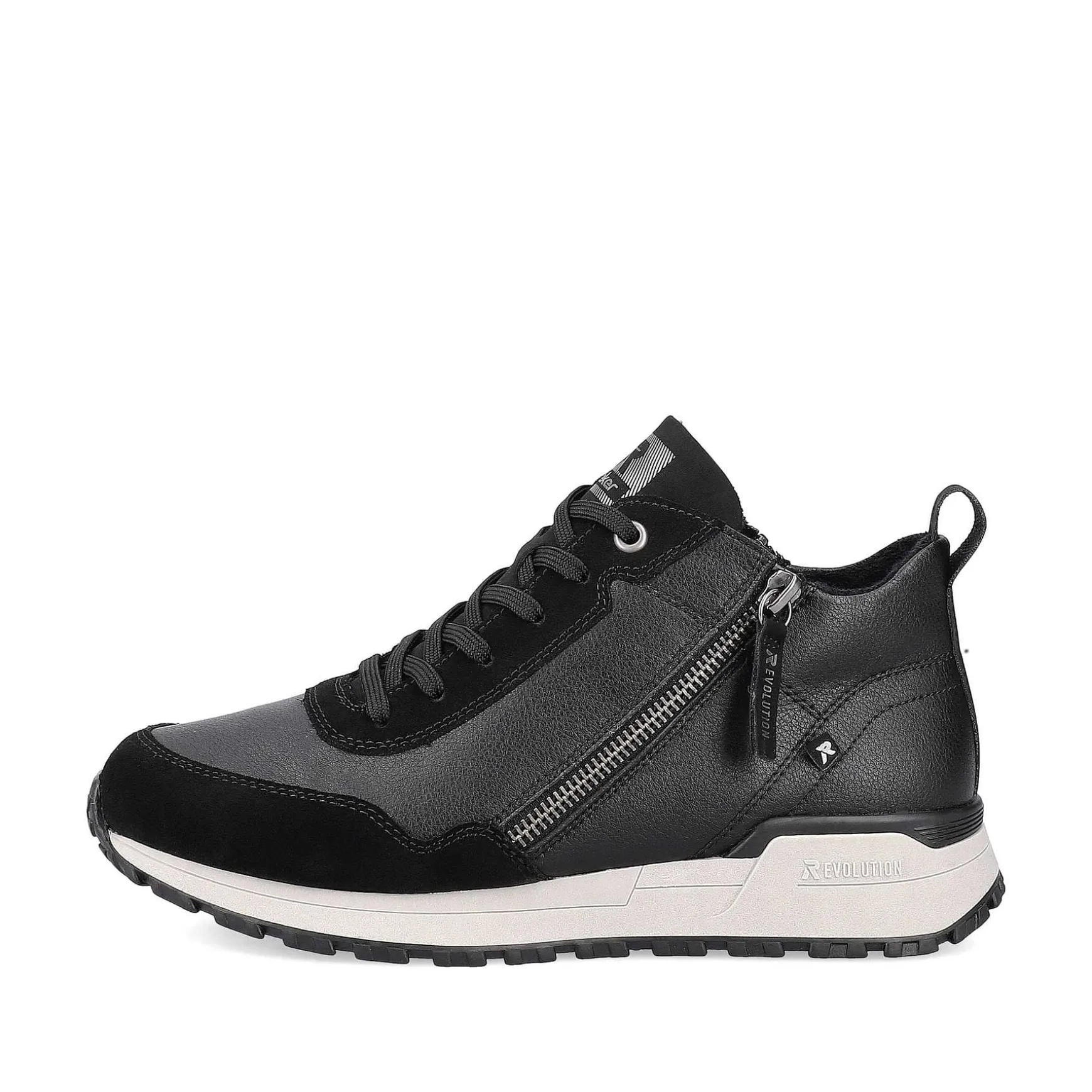 Rieker Women'S Sneaker High Steel Black