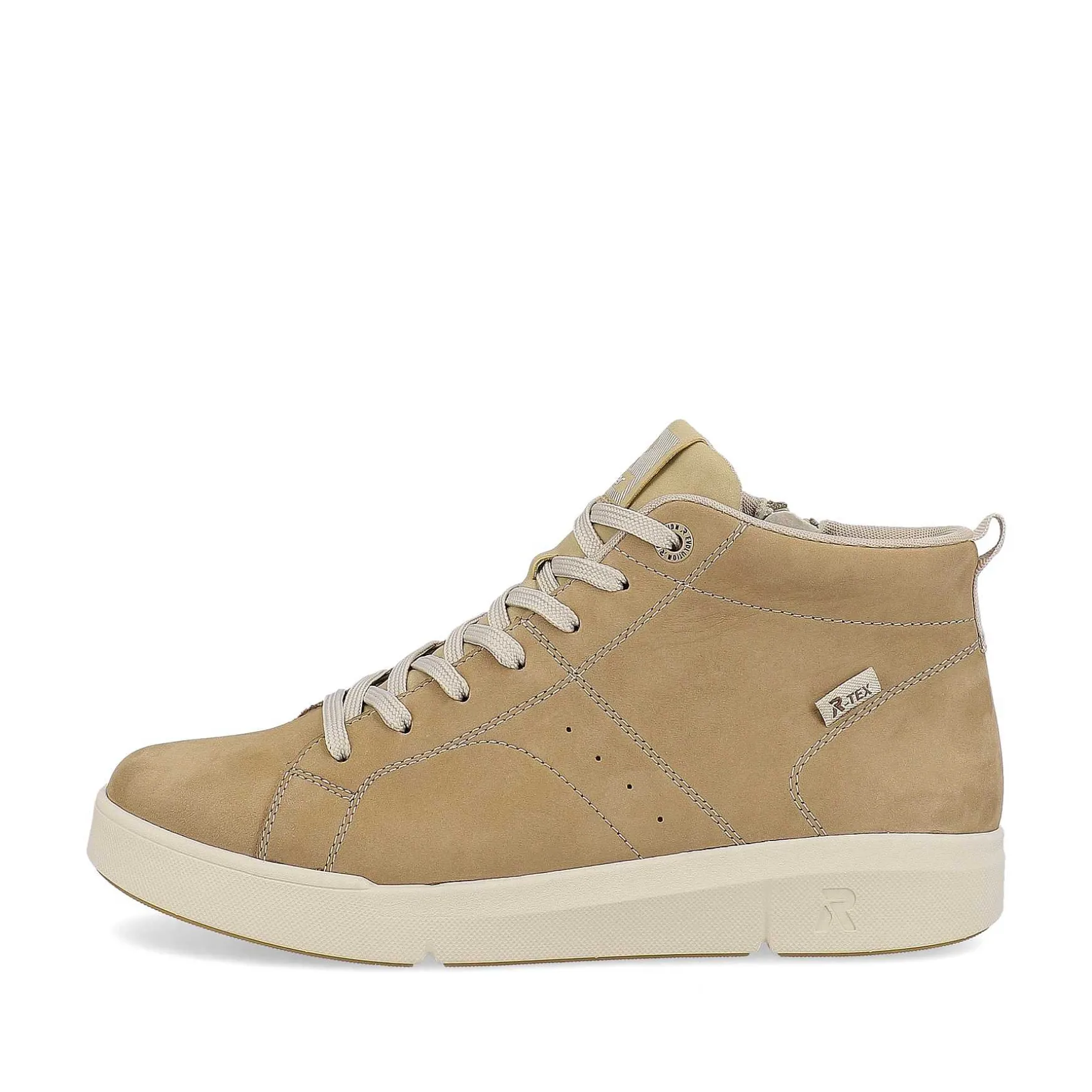 Rieker Women'S Sneaker High Cream Beige