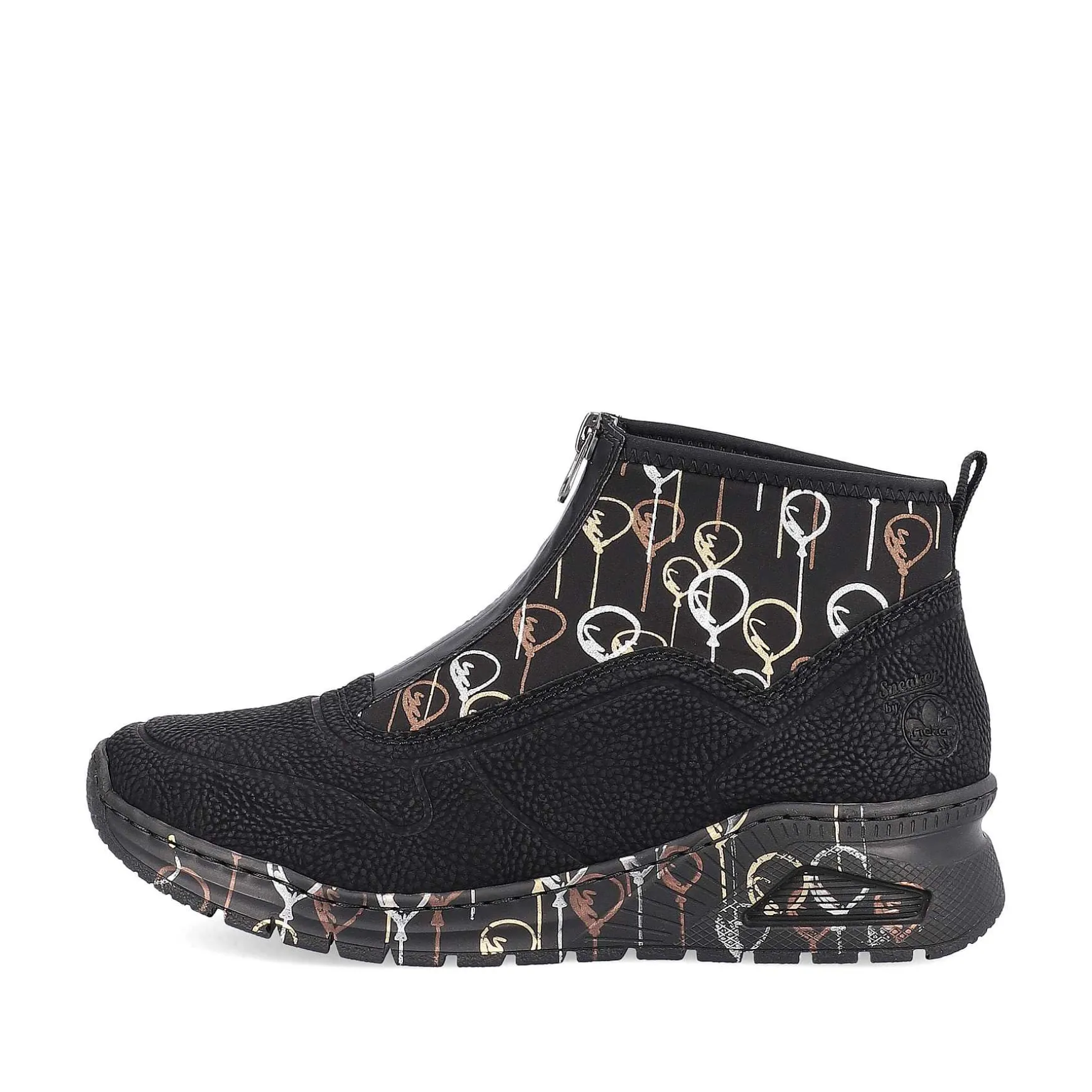 Rieker Women'S Sneaker High Urban Black