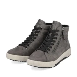 Rieker Women'S Sneaker High Stone Grey