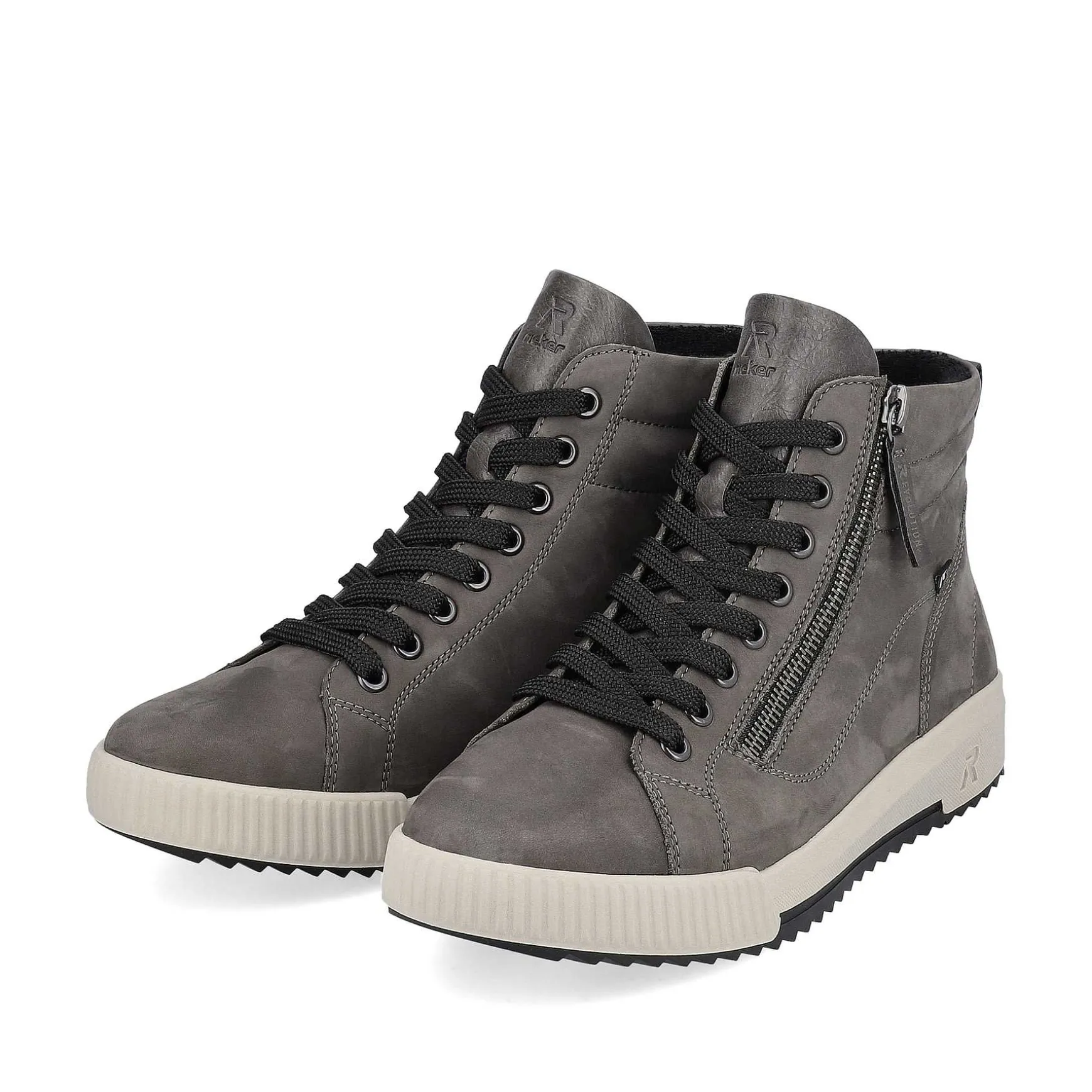 Rieker Women'S Sneaker High Stone Grey