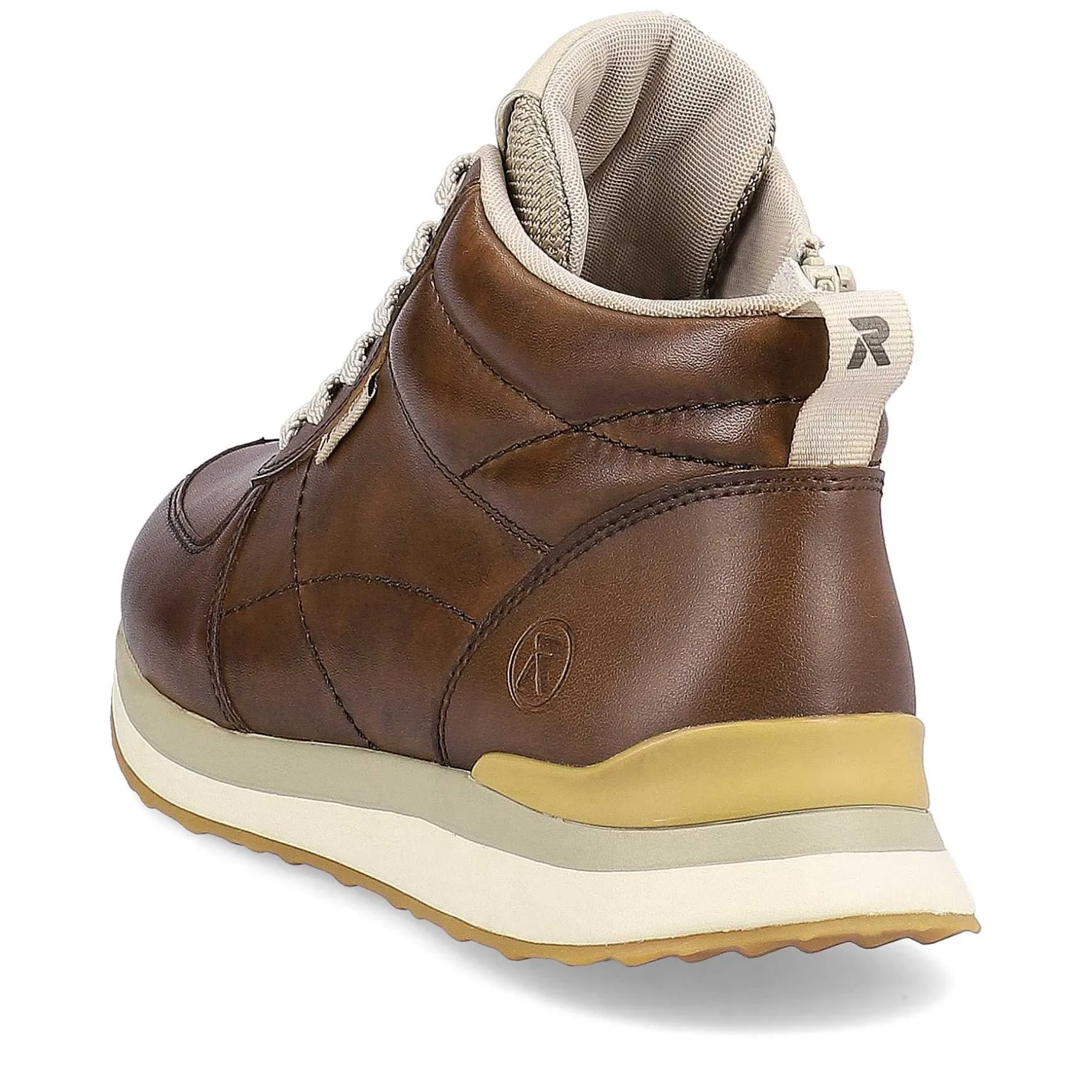 Rieker Women'S Sneaker High Wood Brown