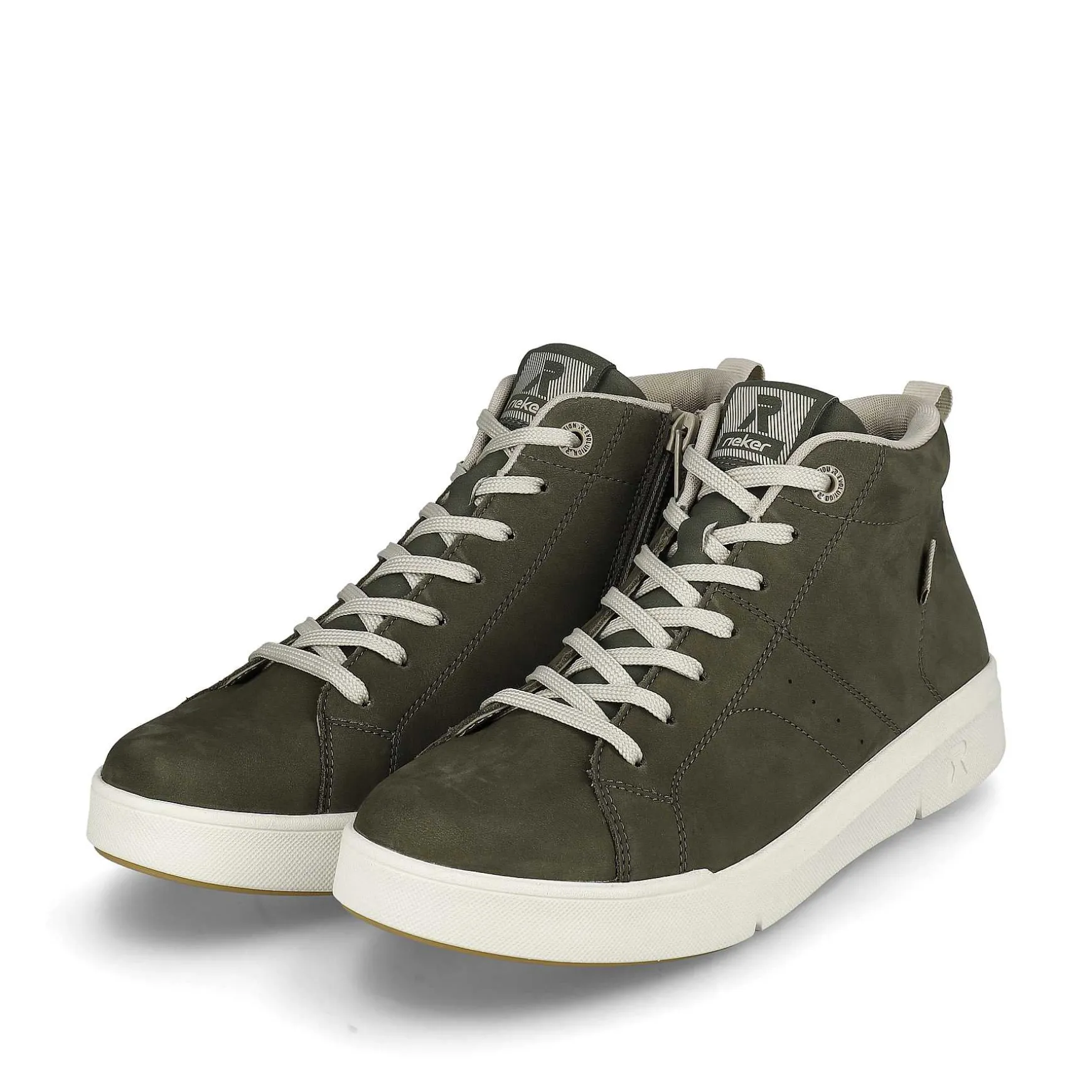 Rieker Women'S Sneaker High Army Green
