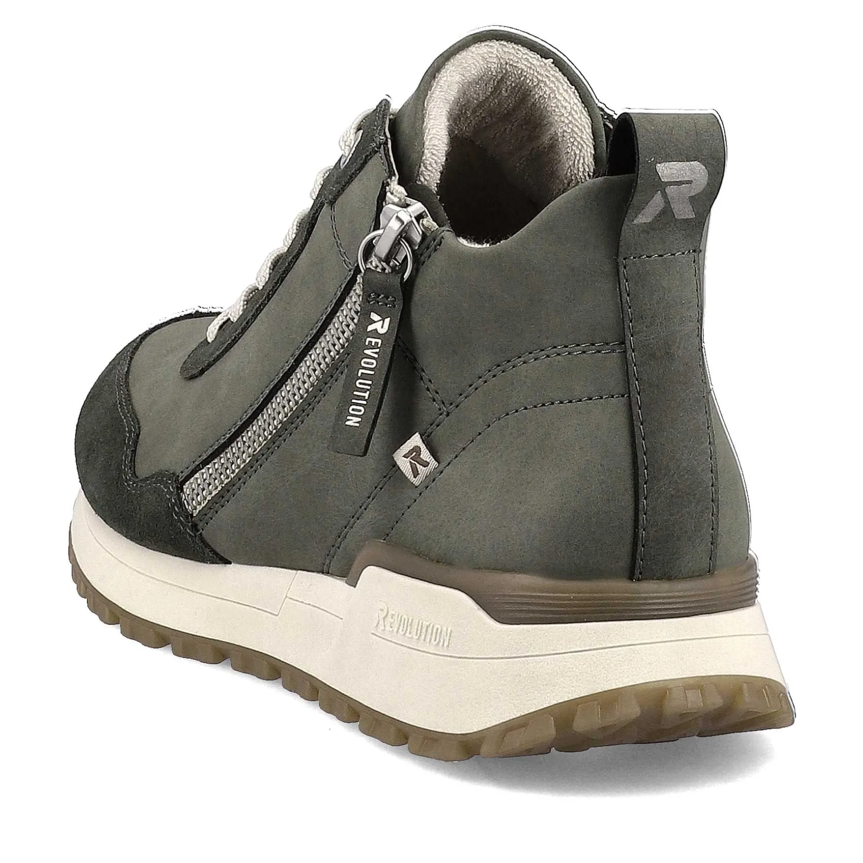 Rieker Women'S Sneaker High Leaf Green